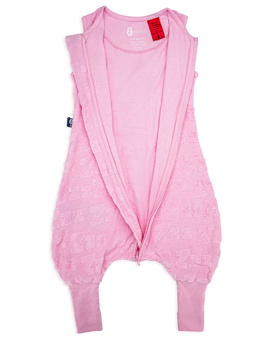 Slaapzak met beentjes & voetjes Dreamy Zzz Pink (2.5 TOG)