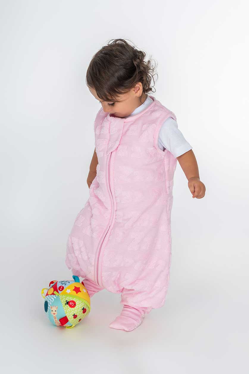 Slaapzak met beentjes & voetjes Dreamy Zzz Pink (2.5 TOG)