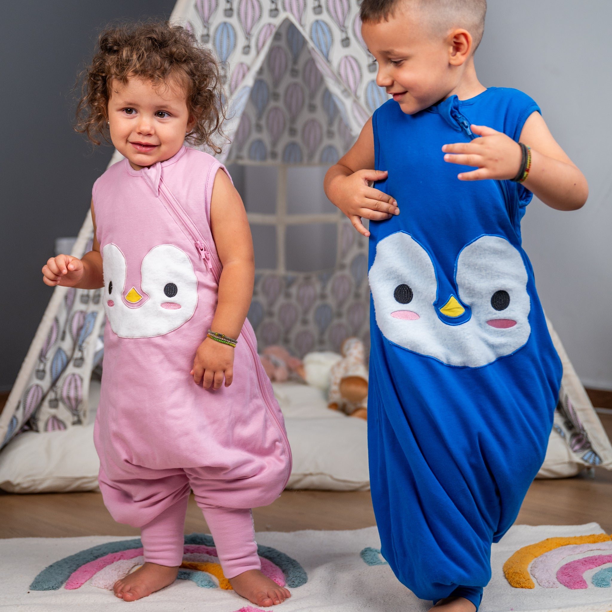Slaapzak met beentjes & voetjes Dreamy Penguin (2.5 TOG)
