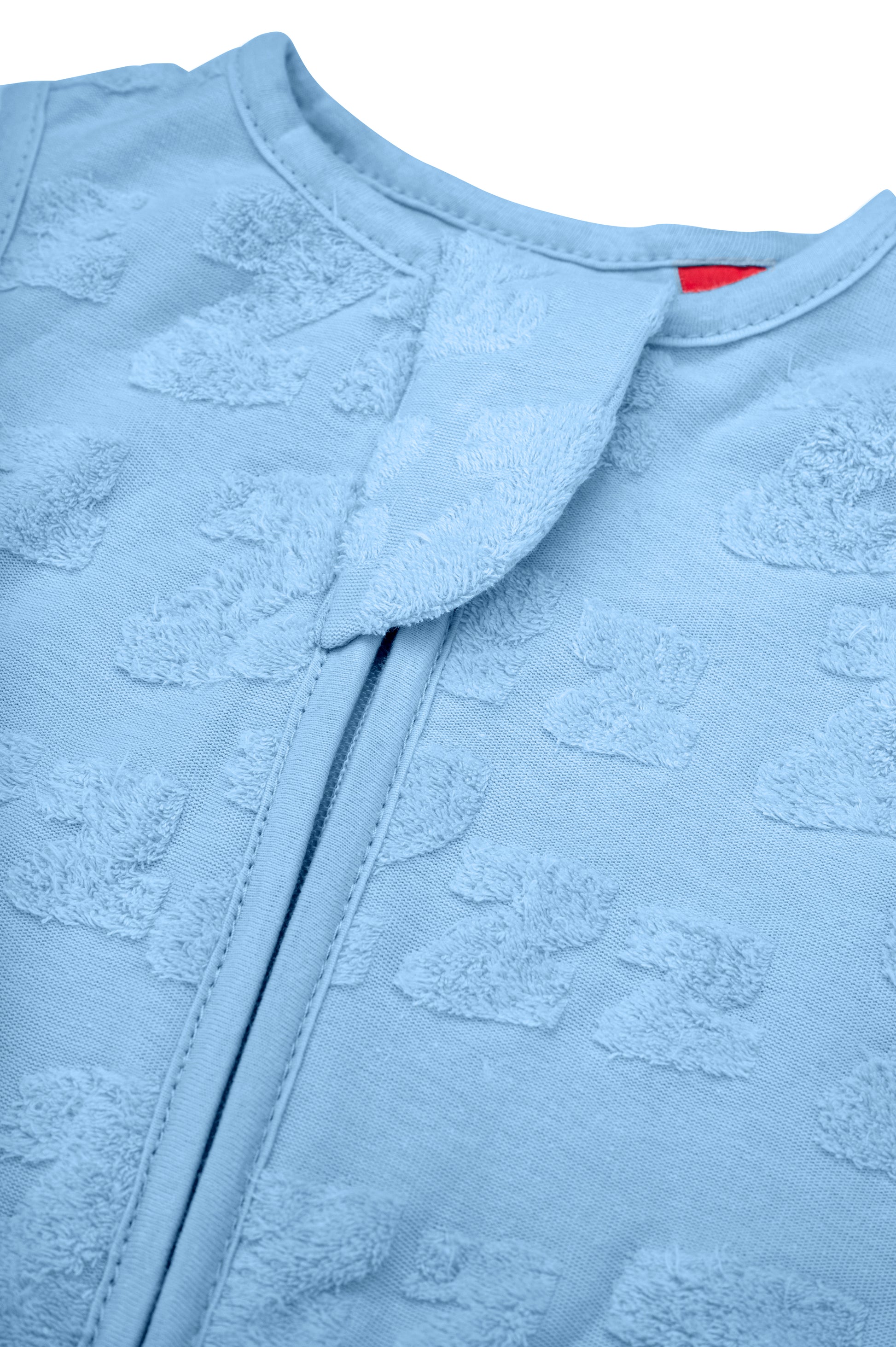 Baby Slaapzak 2.5 TOG – Dreamy Zzz Aqua biologisch katoen hypoallergeen gevoelige huid eczeem baby 2.5 TOG 4-seizoenen aqua blauw award winnend baby slaapzak bewust ouderschap biologisch katoen chemicaliënvrij duurzaam eco-vriendelijk ethisch geproduceerd gifvrij hypoallergeen kraamcadeau newborn nikkelvrije rits OEKO-TEX planeetvriendelijk puur natuur veilig slapen