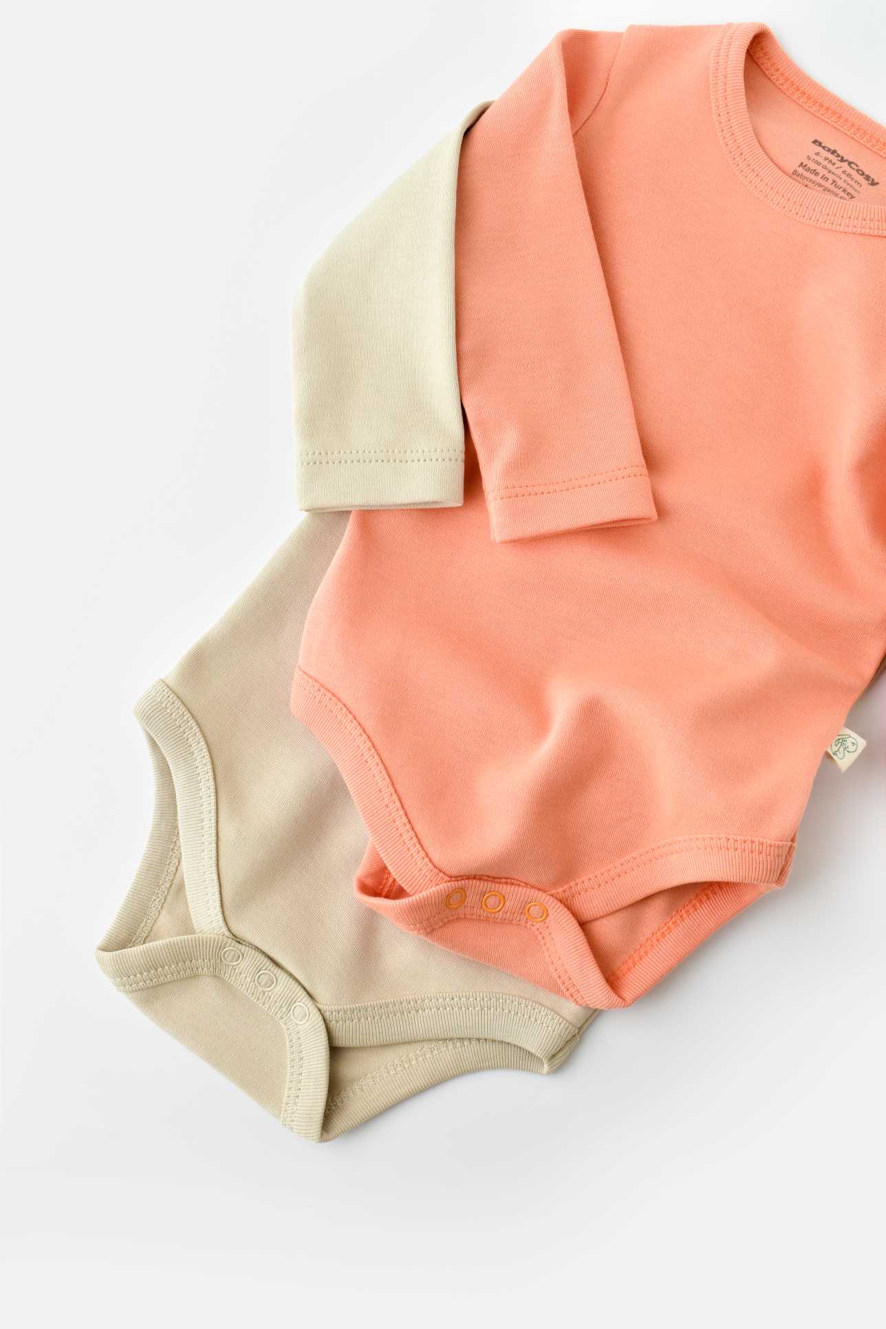 Set van 2 lange mouw rompers - Tomiju Baby