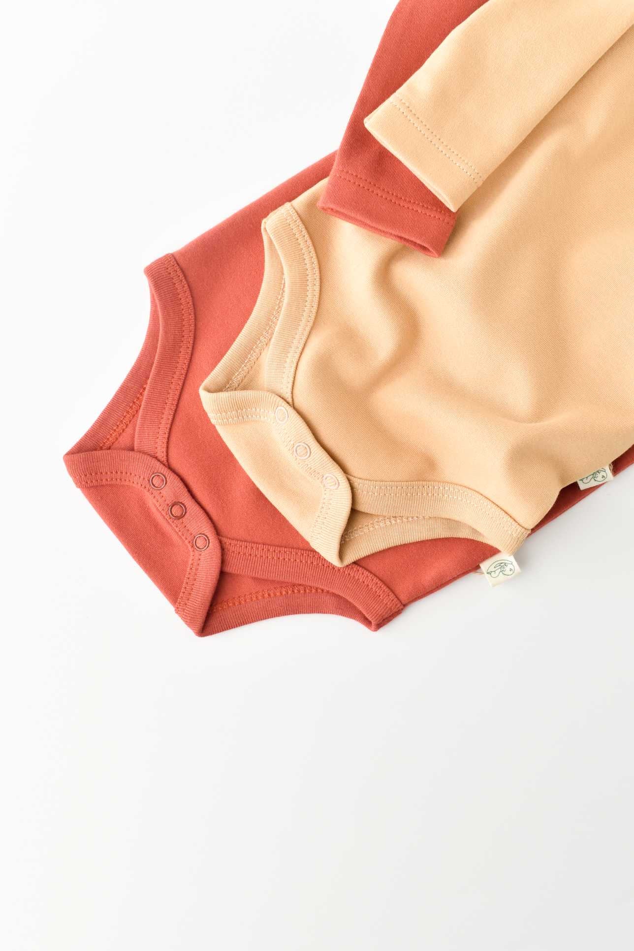 Set van 2 lange mouw rompers - Tomiju Baby