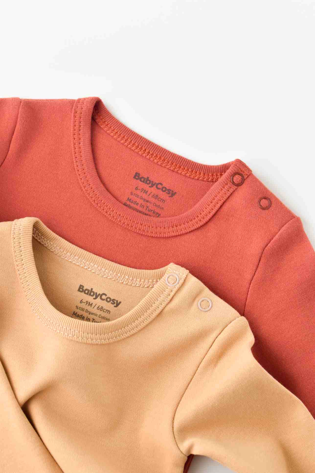 Set van 2 lange mouw rompers - Tomiju Baby