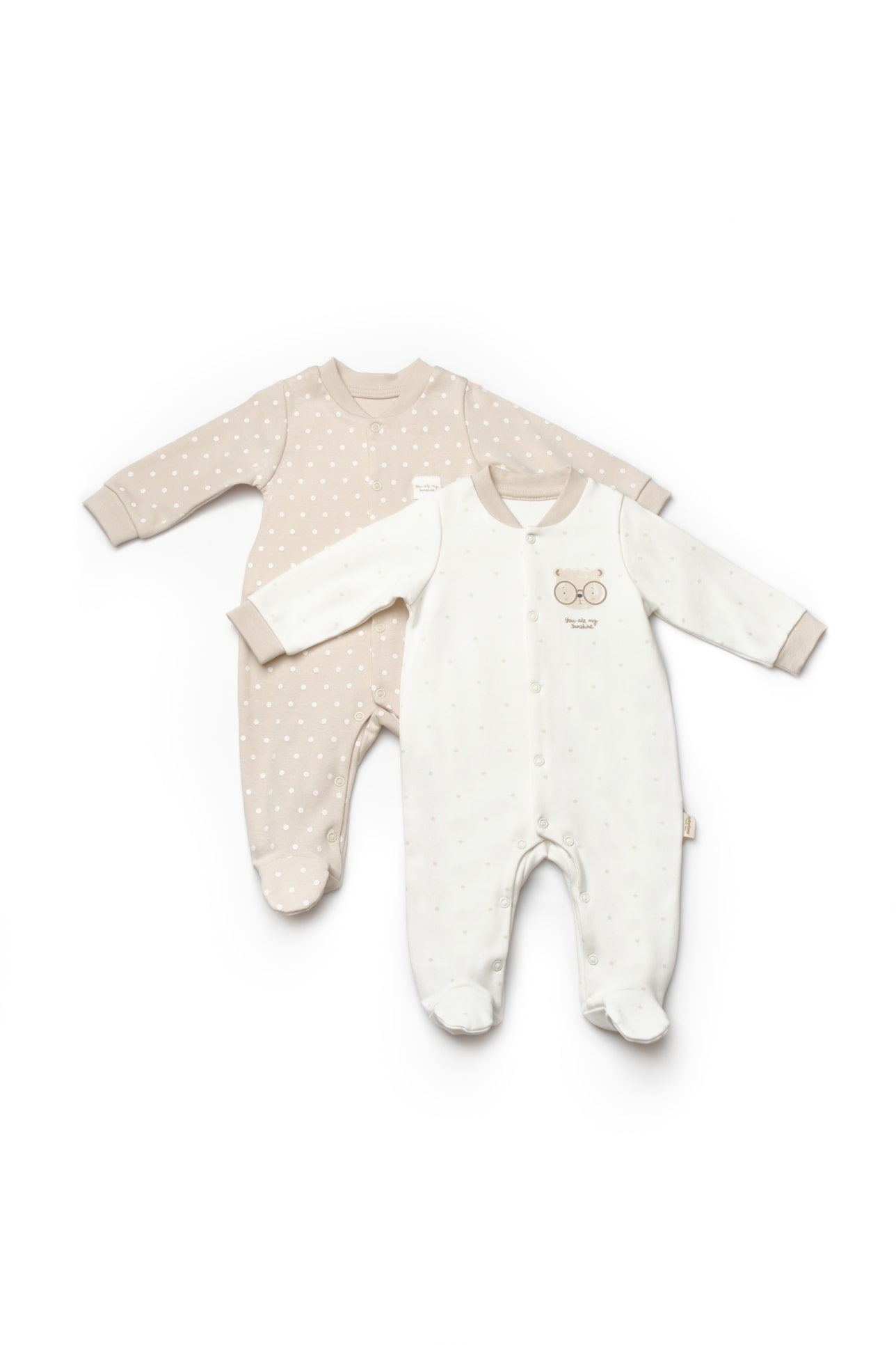Set van 2 zachte Jumpsuits - Tomiju Baby