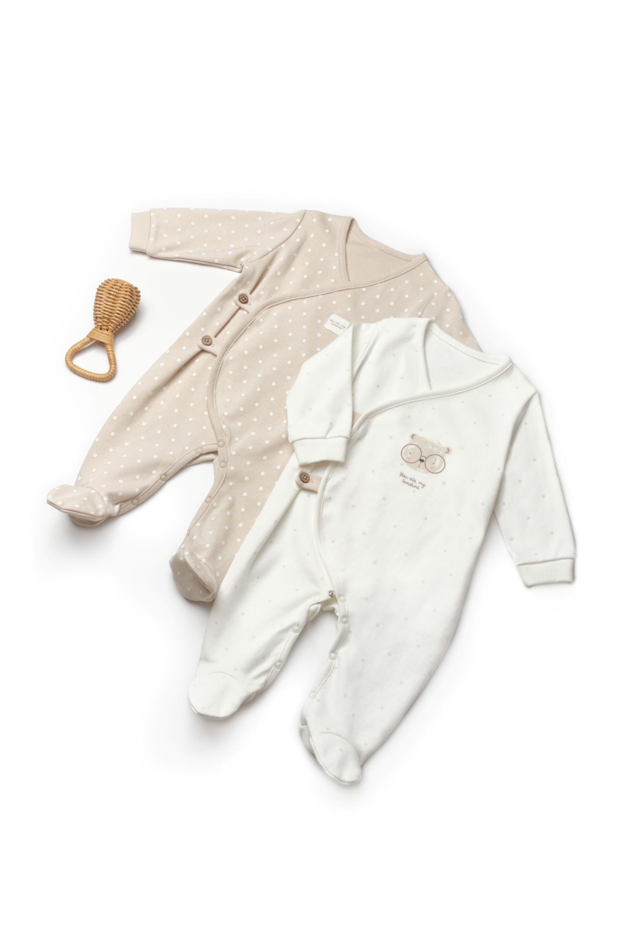 Set van 2 zachte boxpakjes voor de allerkleinste - Tomiju Baby