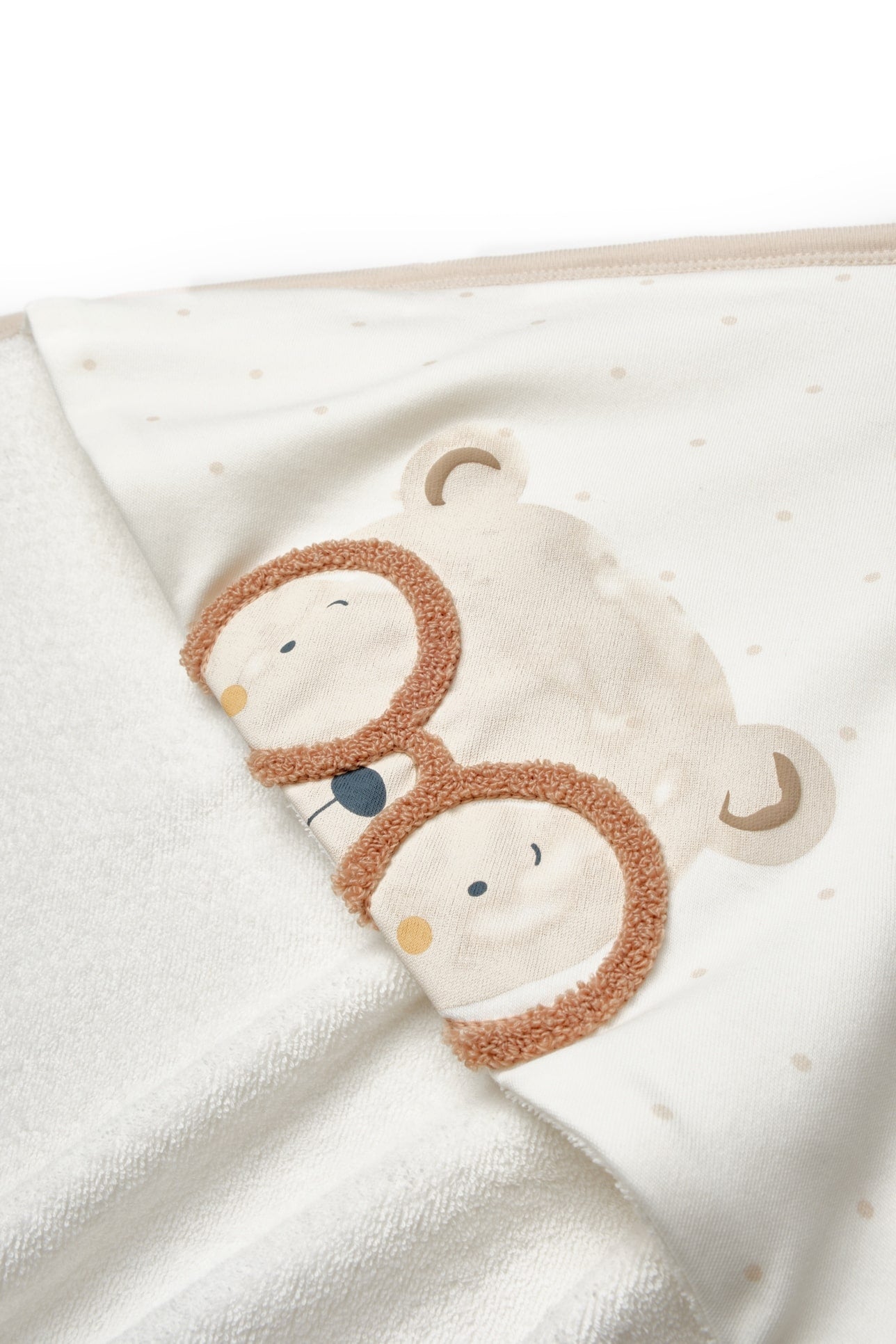 Baby handdoek 2-delige set  - Handdoek met Capuchon & Washand - Tomiju Baby