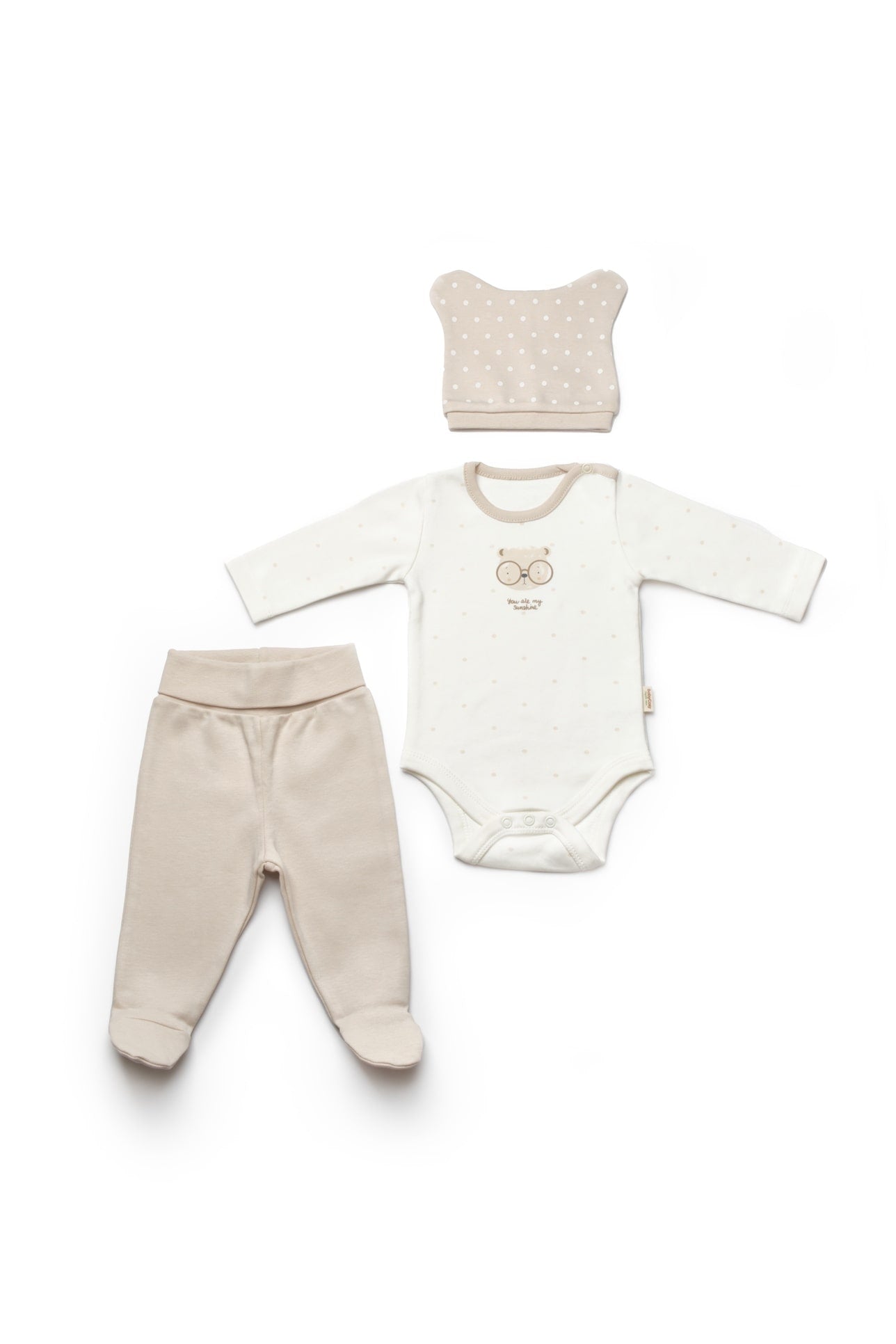 Newborn 4-delige set met knuffel - Tomiju baby