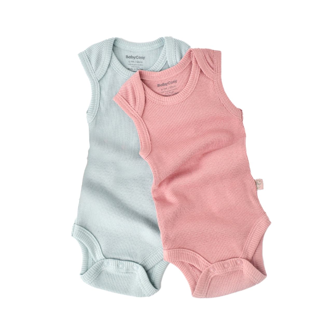 2 stuks mouwloze romper-Tomiju Baby