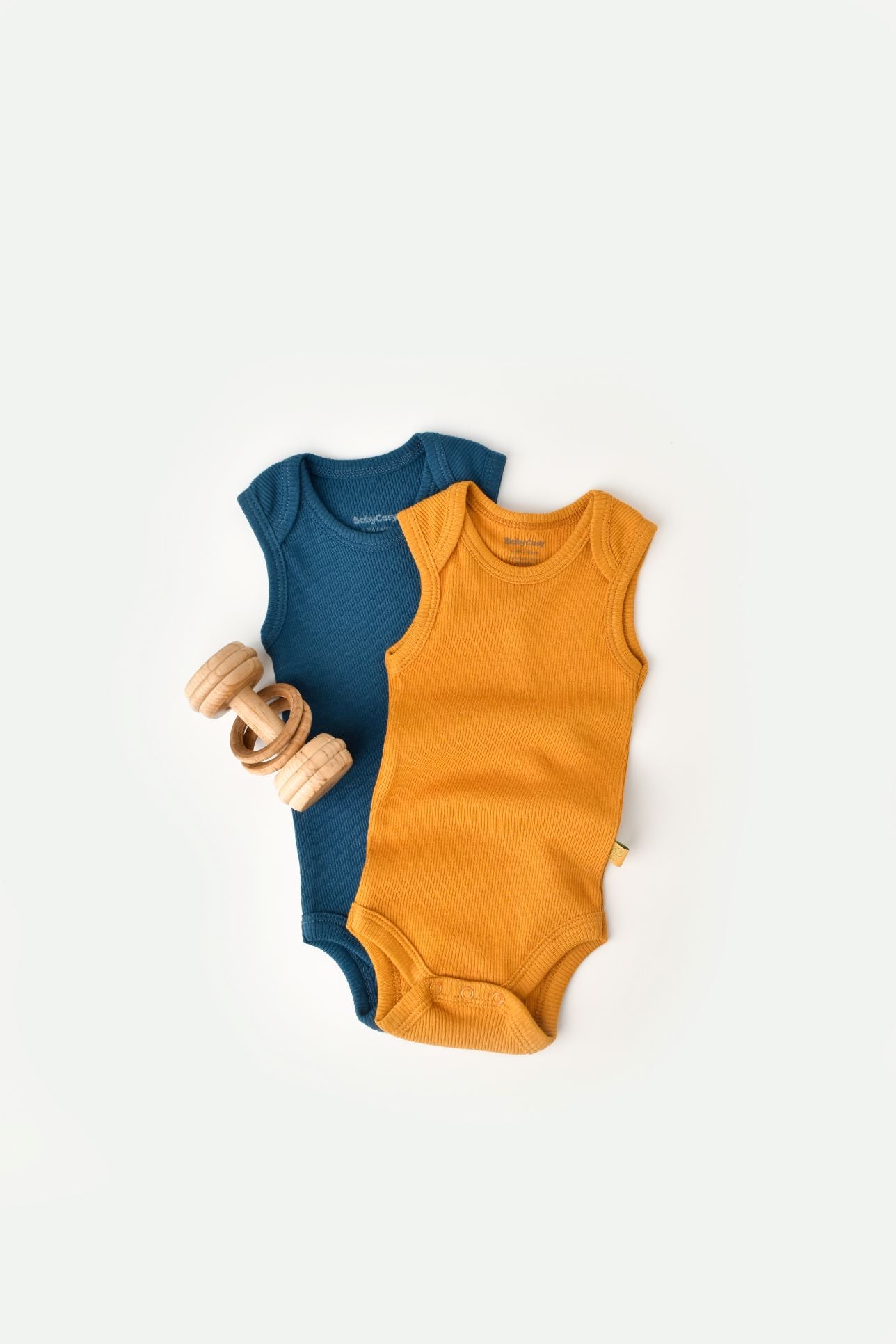 2 stuks mouwloze romper-Tomiju Baby