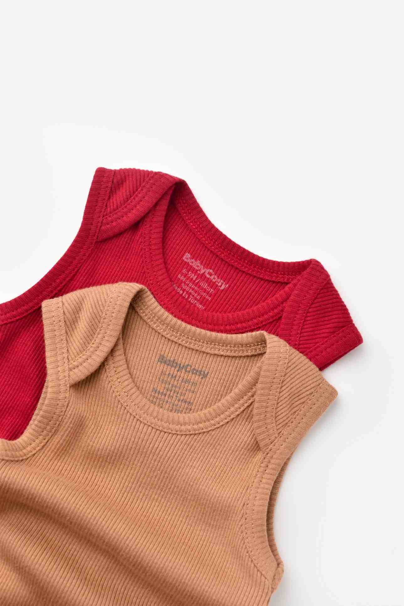 2 stuks mouwloze romper-Tomiju Baby