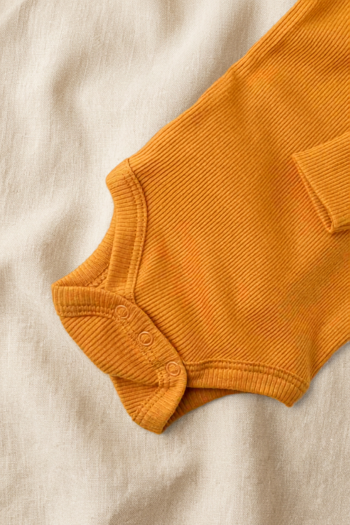 Romper lange mouw – Zacht Biologisch Katoen Baby biologisch katoen hypoallergeen gevoelige huid eczeem baby baby basics biologisch katoen lange mouw romper set unisex