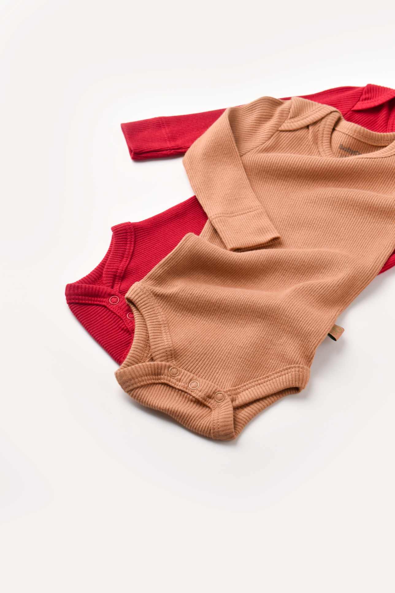 Set van 2 rompers met lange mouw - Tomiju Baby