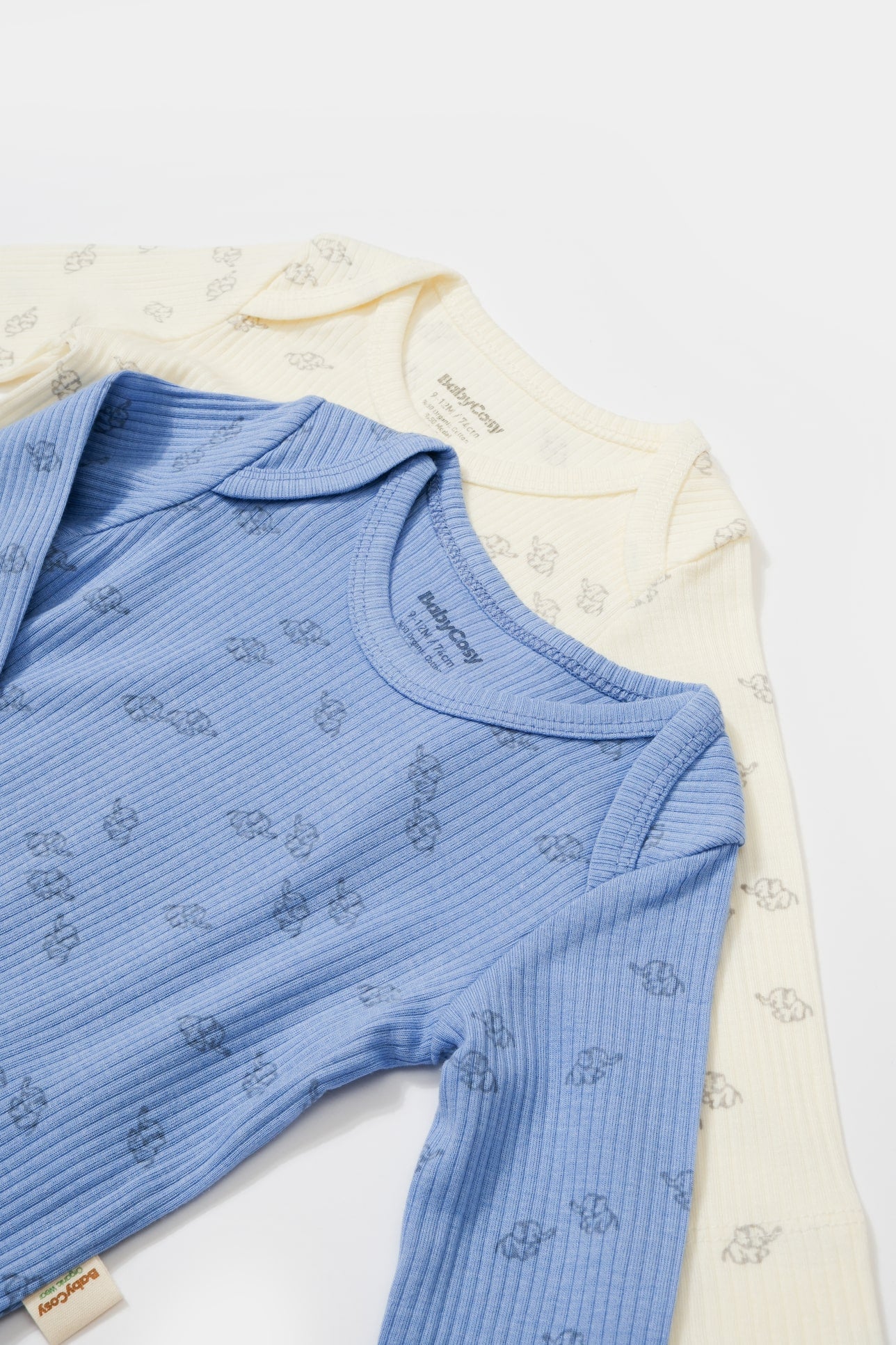 Set van 2 rompers met een lange mouw - Tomiju Baby