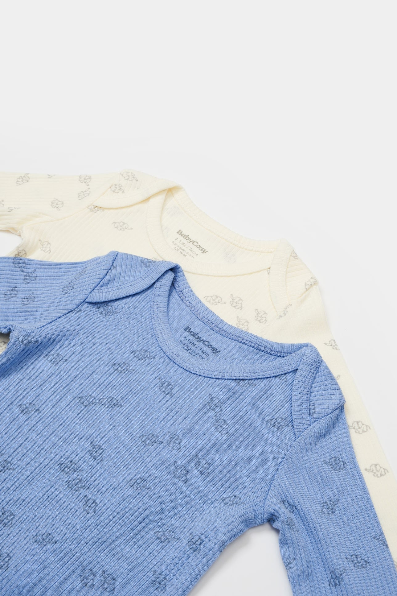 Set van 2 rompers met een lange mouw - Tomiju Baby