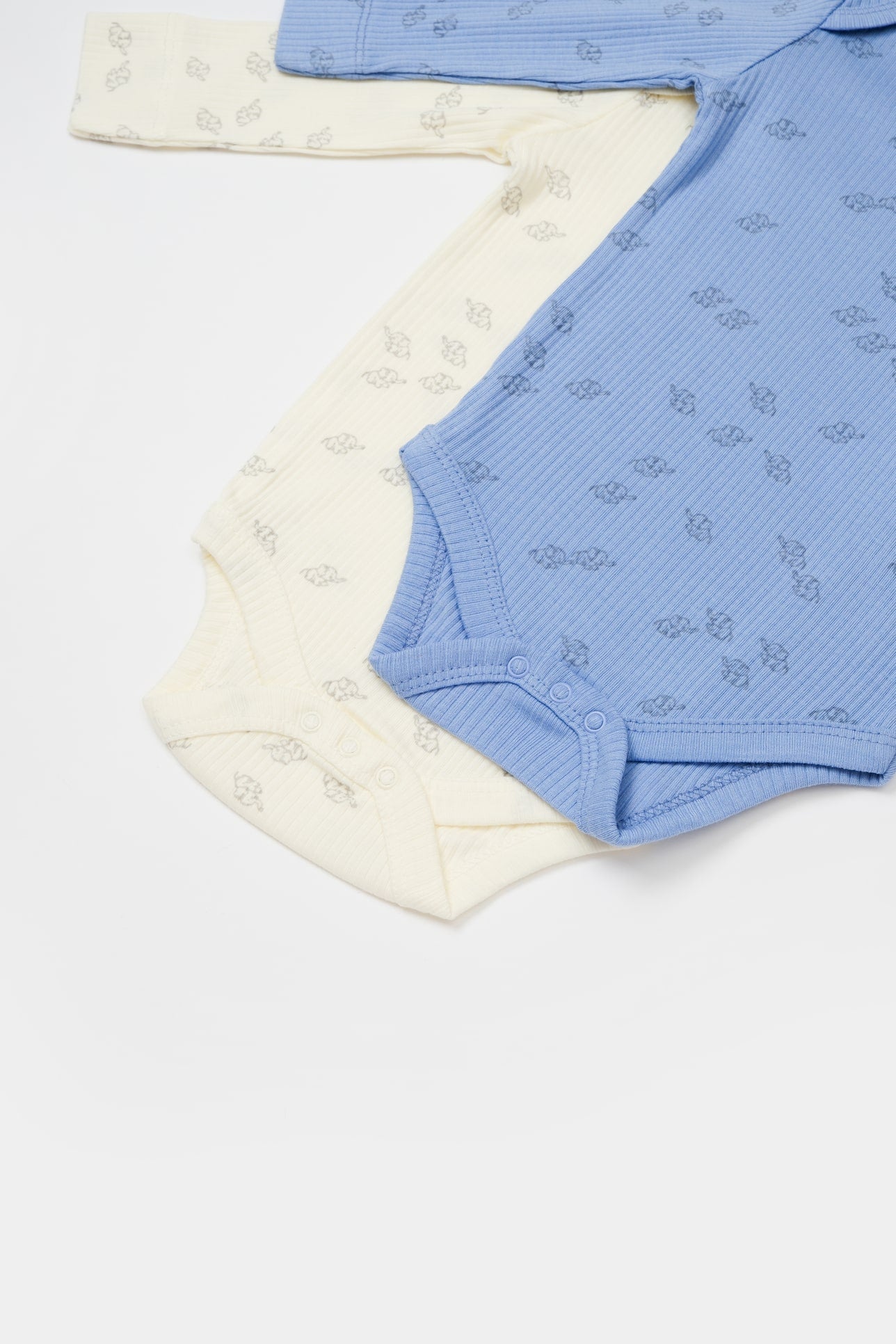 Set van 2 rompers met een lange mouw - Tomiju Baby