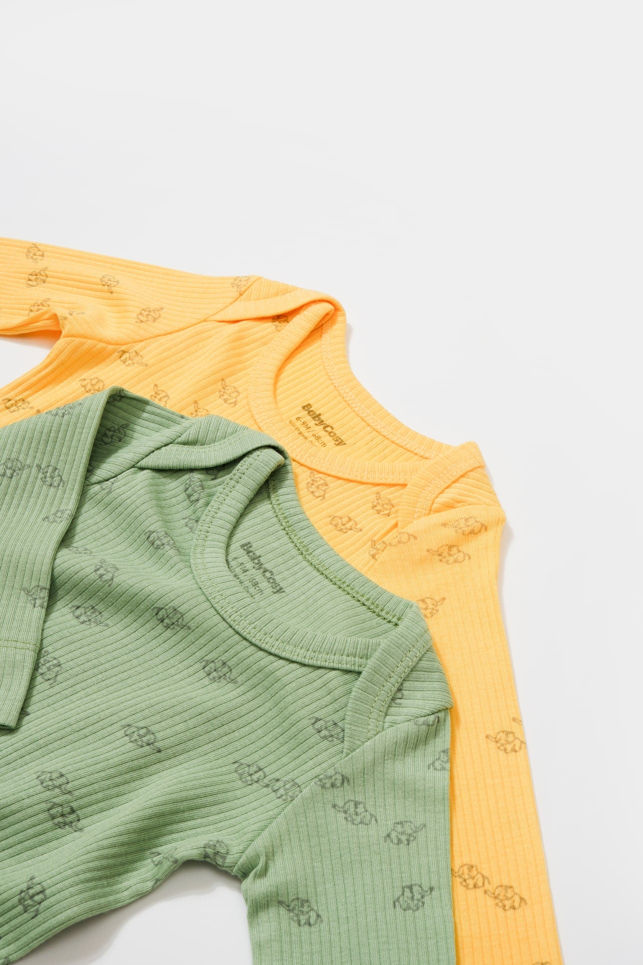 Set van 2 rompers met een lange mouw - Tomiju Baby