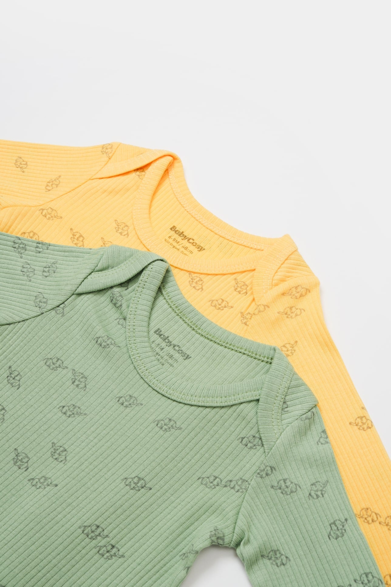 Set van 2 rompers met een lange mouw - Tomiju Baby