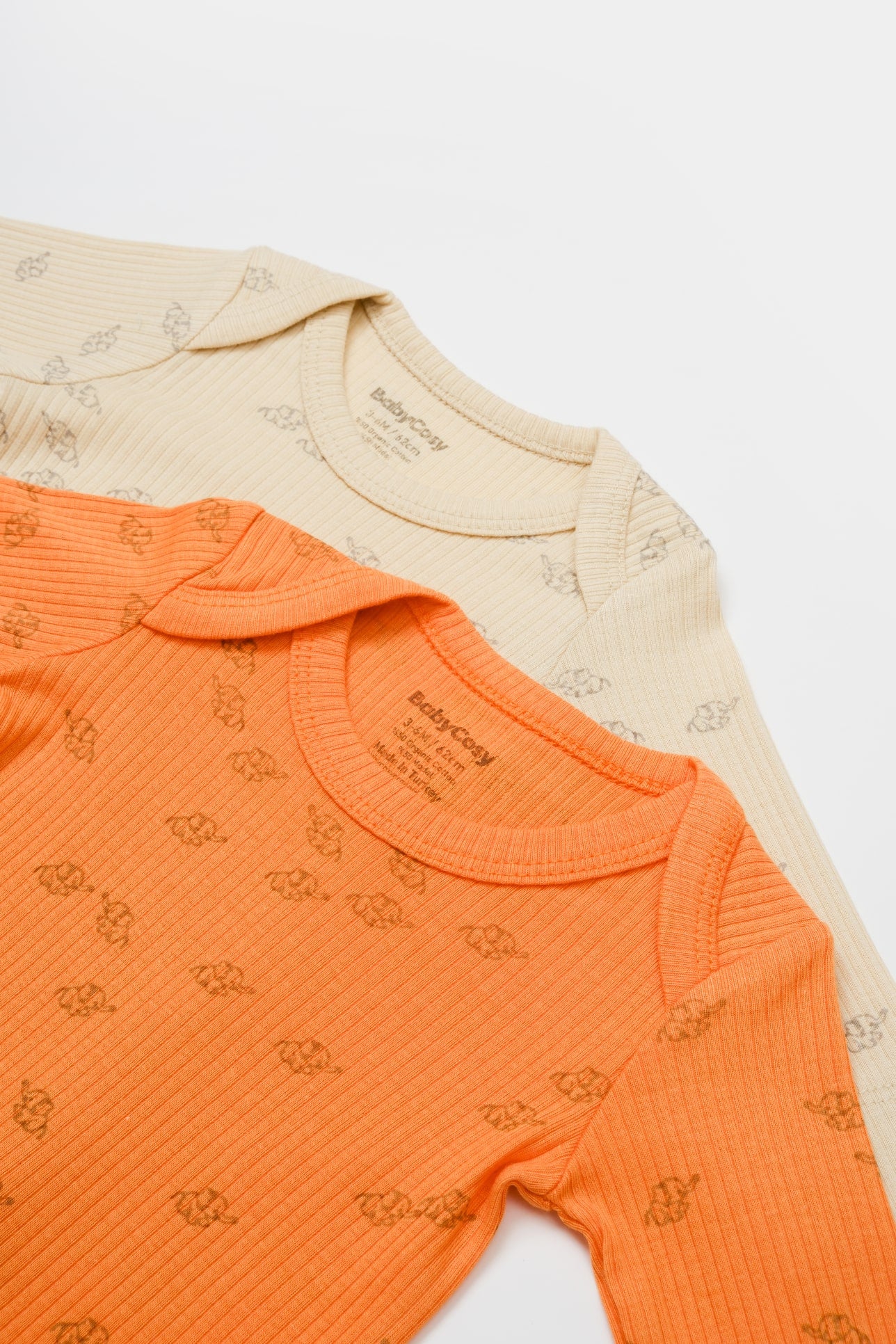 Set van 2 rompers met een lange mouw - Tomiju Baby