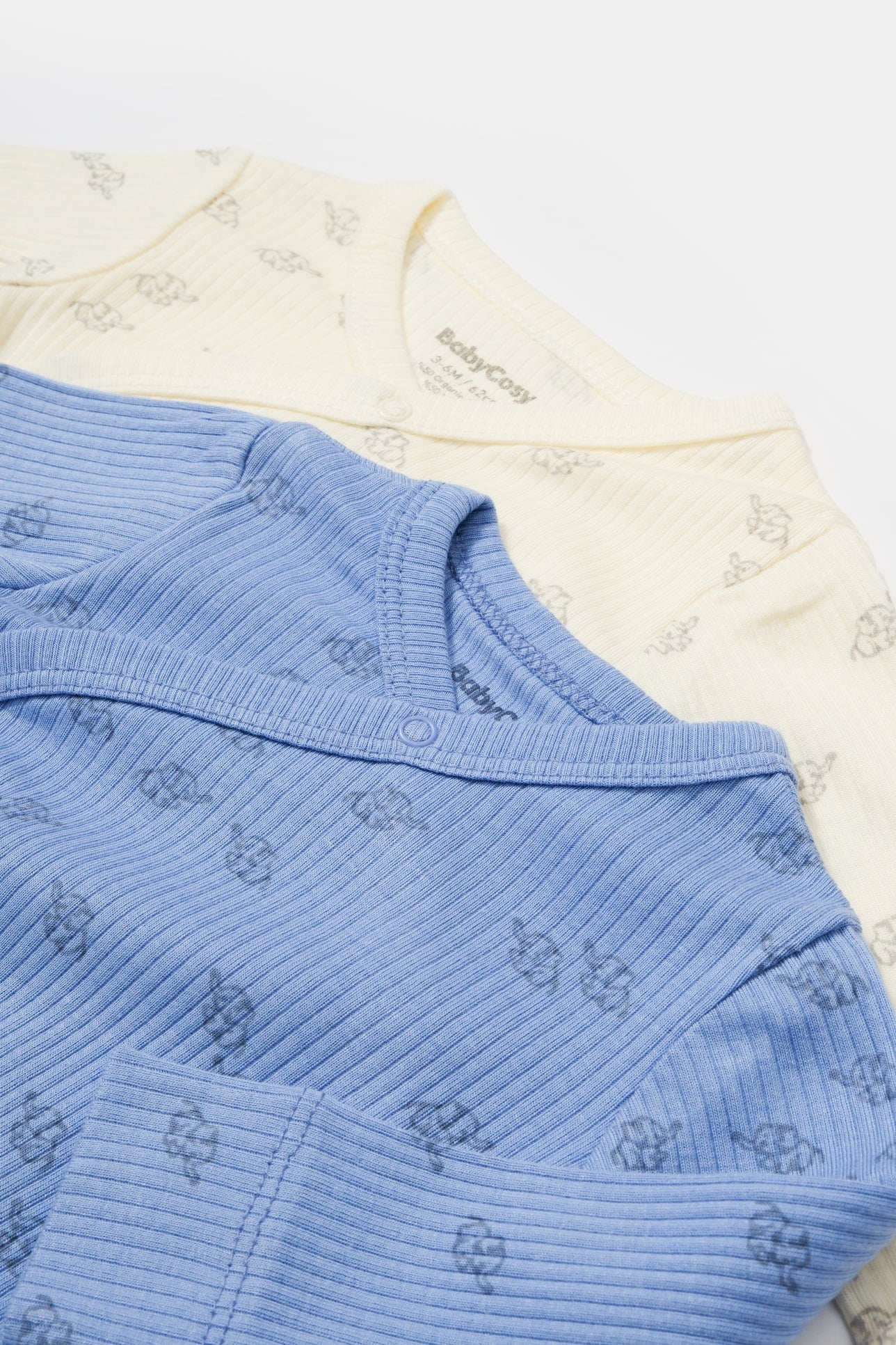 Set van 2 kimono rompers met lange mouw - Tomiju Baby