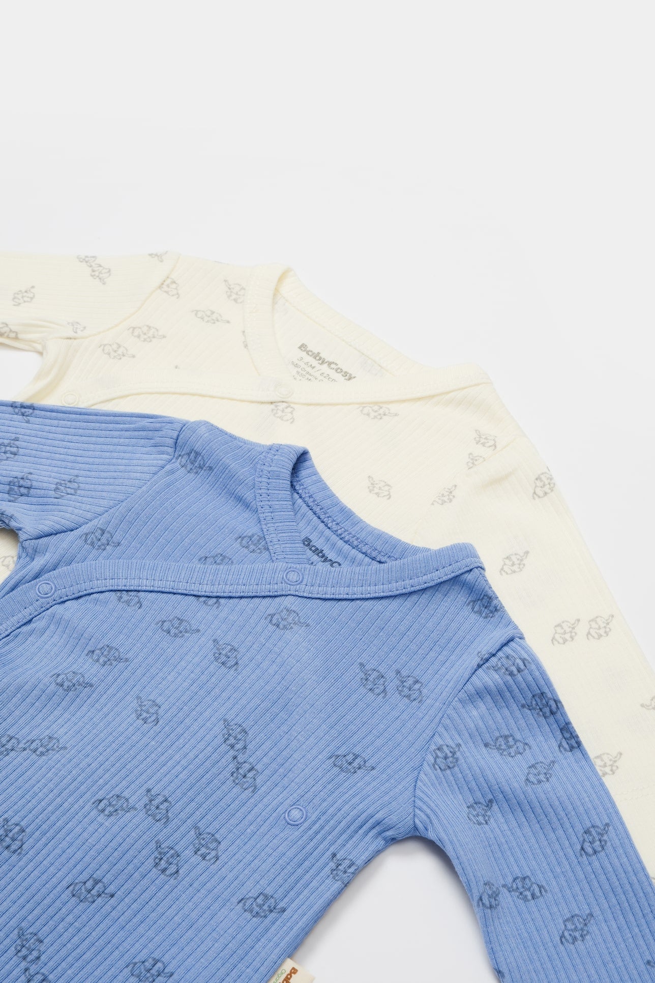 Set van 2 kimono rompers met lange mouw - Tomiju Baby