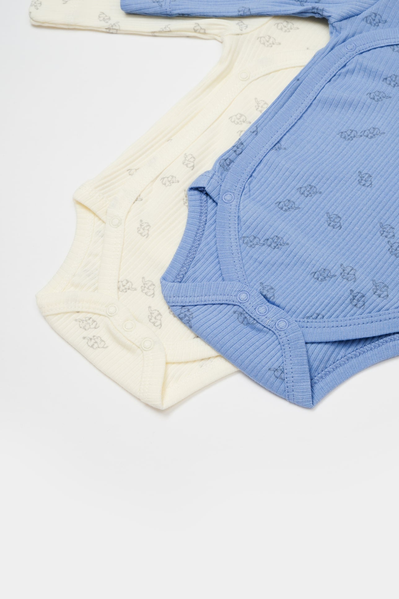 Set van 2 kimono rompers met lange mouw - Tomiju Baby