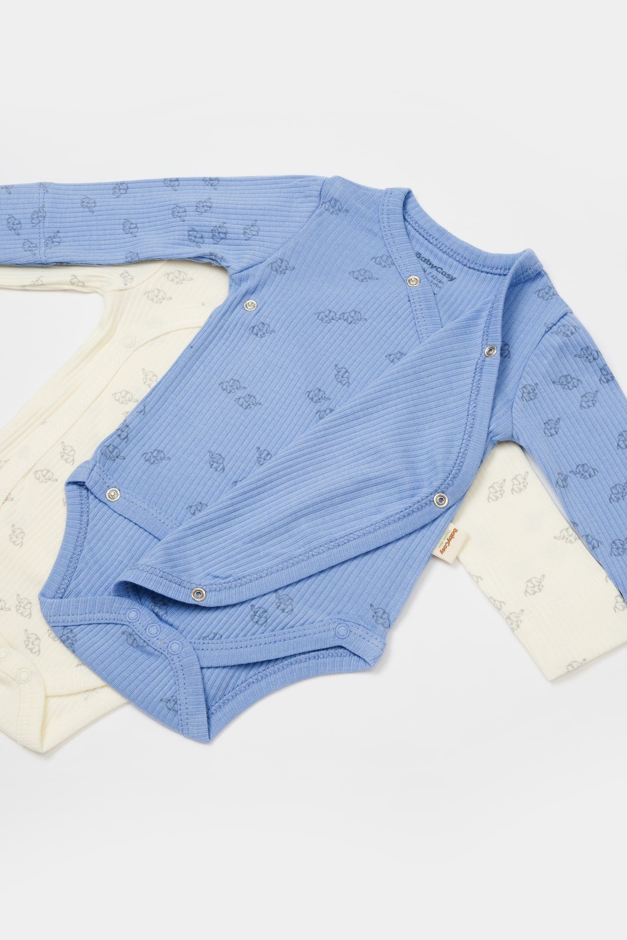 Set van 2 kimono rompers met lange mouw - Tomiju Baby