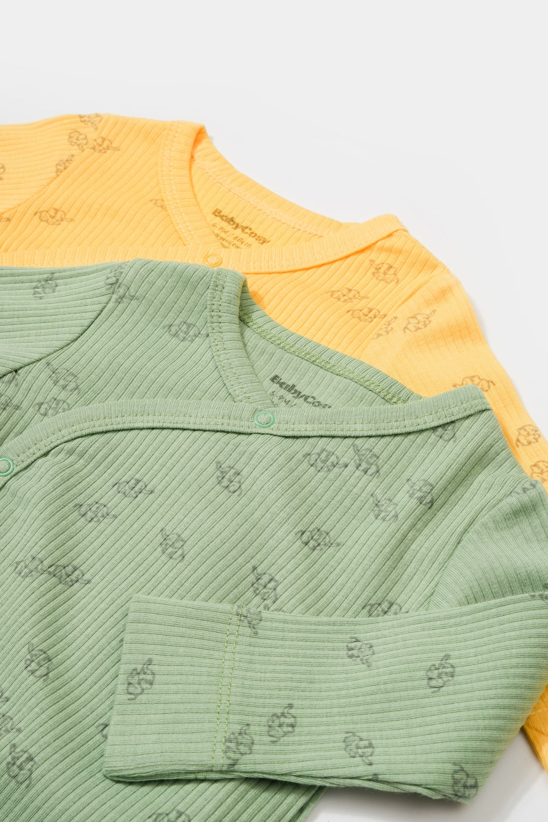 Set van 2 Kimono Rompers Lange Mouw – 100% Biologisch Katoen biologisch katoen hypoallergeen gevoelige huid eczeem baby lange mouw newborn set van 2