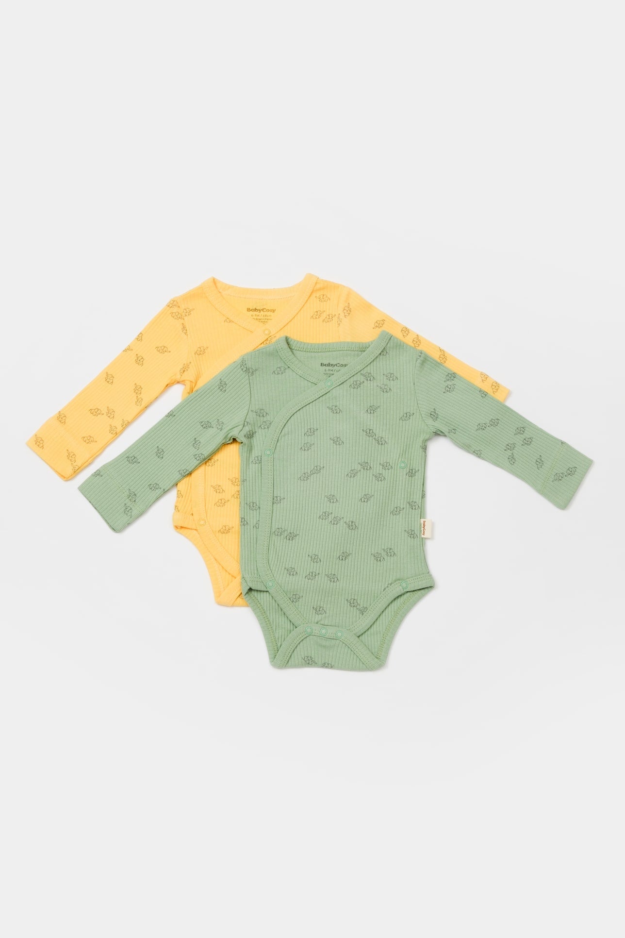Set van 2 kimono rompers met lange mouw - Tomiju Baby