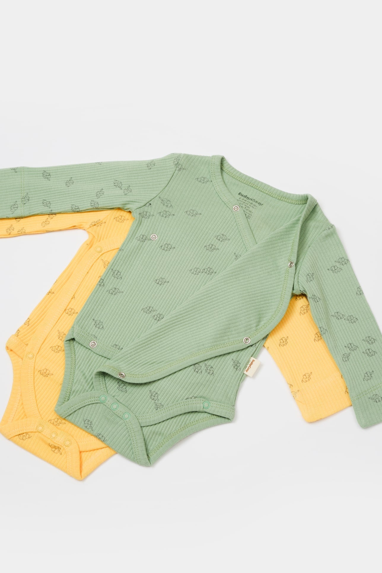 Set van 2 kimono rompers met lange mouw - Tomiju Baby