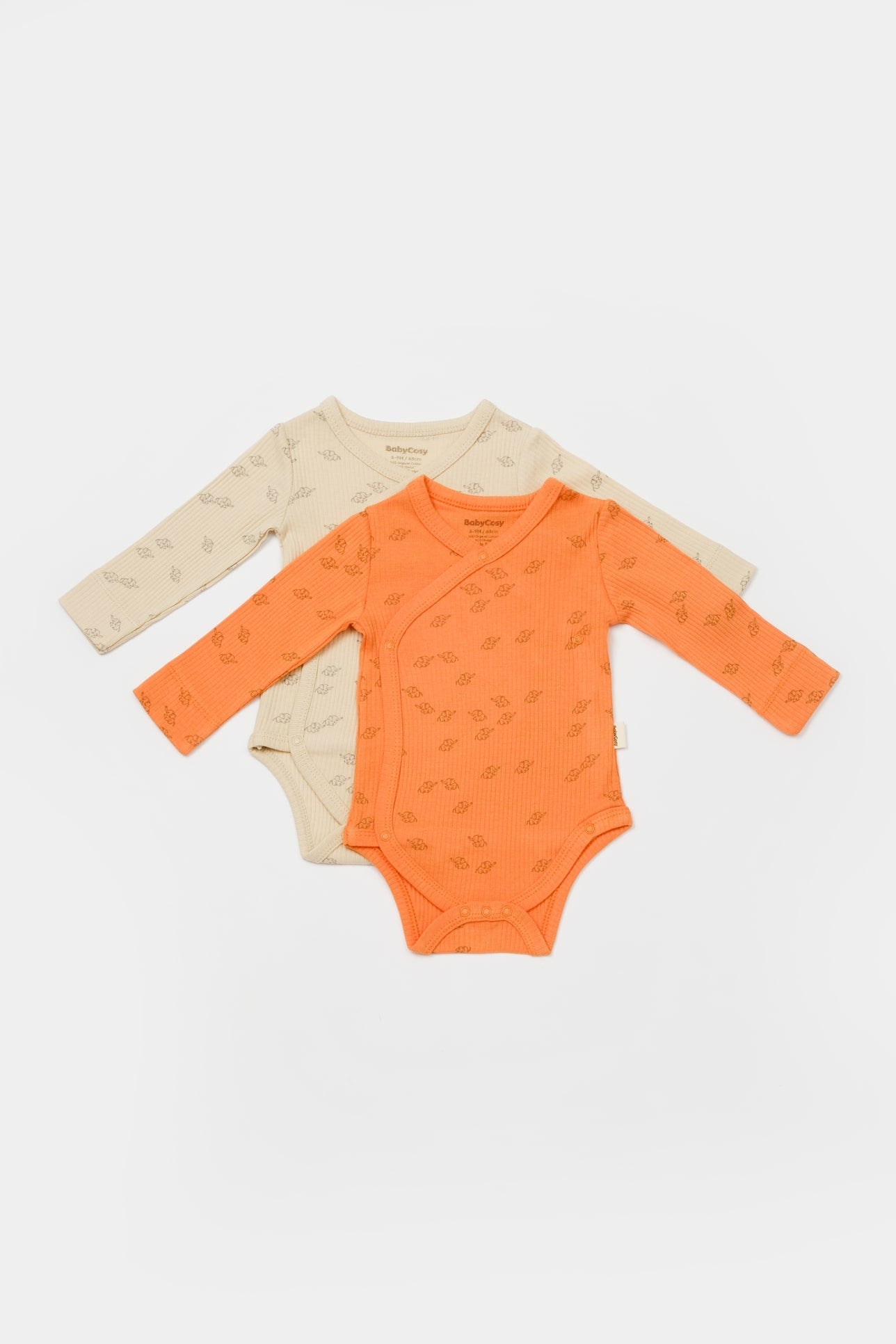 Set van 2 kimono rompers met lange mouw - Tomiju Baby