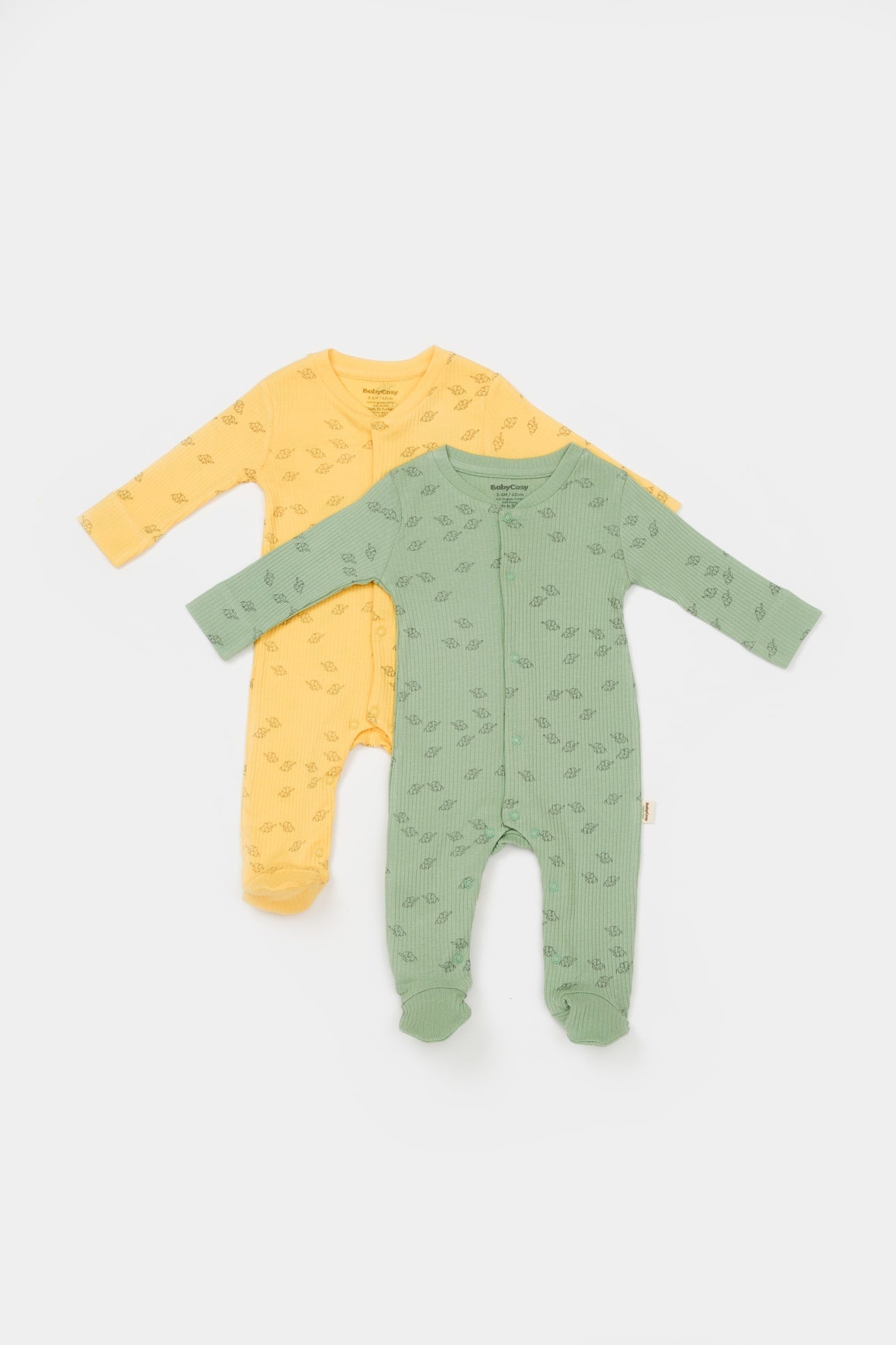 Set van 2 boxpakjes met voetjes - Tomiju Baby