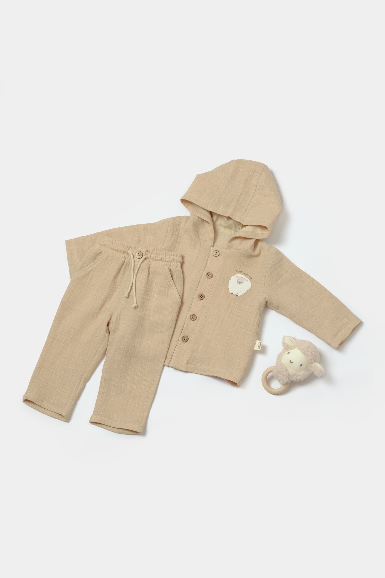 Tweedelige babyset met voering- Tomiju Baby