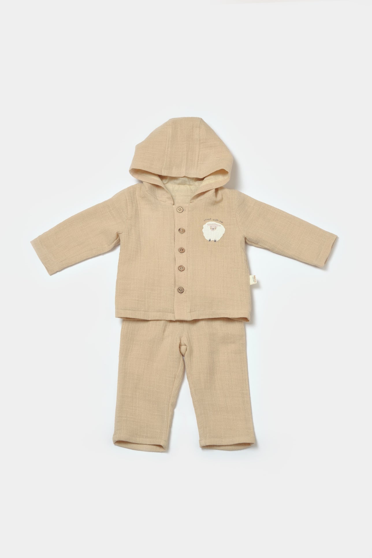 Tweedelige babyset met voering- Tomiju Baby
