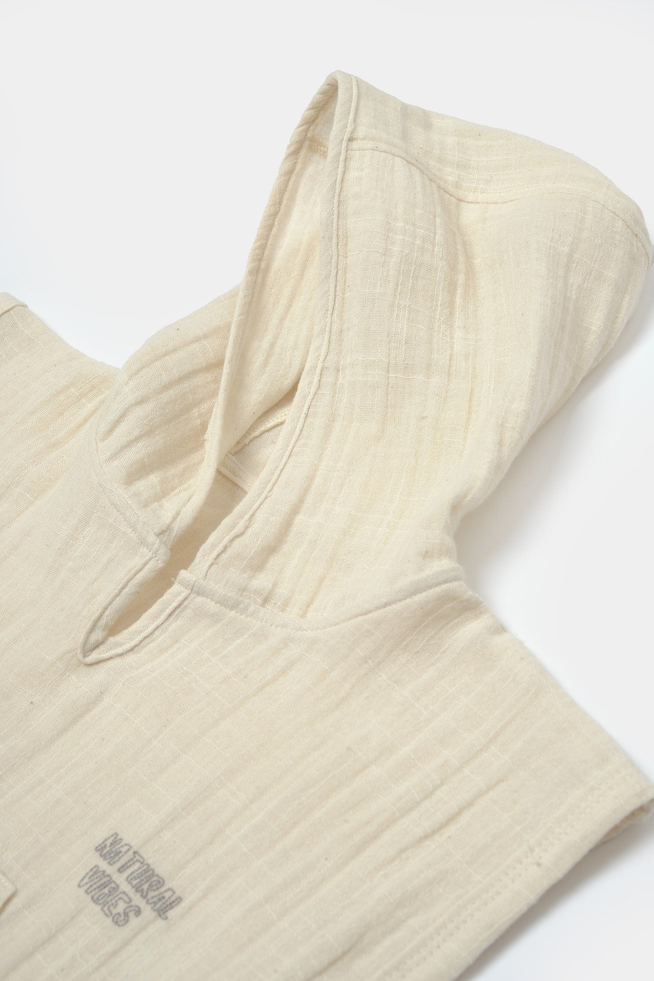 Zachte strand/bad poncho met capuchon - Tomiju Baby