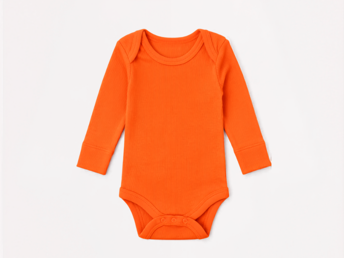 Romper lange mouw – Zacht Biologisch Katoen Baby biologisch katoen hypoallergeen gevoelige huid eczeem baby baby basics biologisch katoen lange mouw romper set unisex