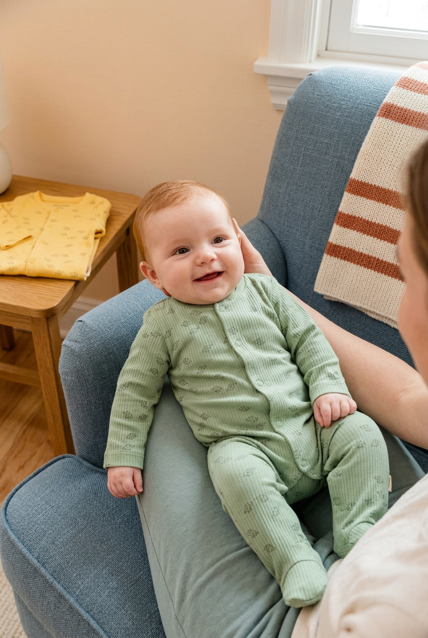 Boxpakje met Voetjes – Modal & Biologisch Katoen biologisch katoen hypoallergeen gevoelige huid eczeem baby biologisch katoen boxpakje met voetjes modal modal & biologisch katoen unisex babykleding