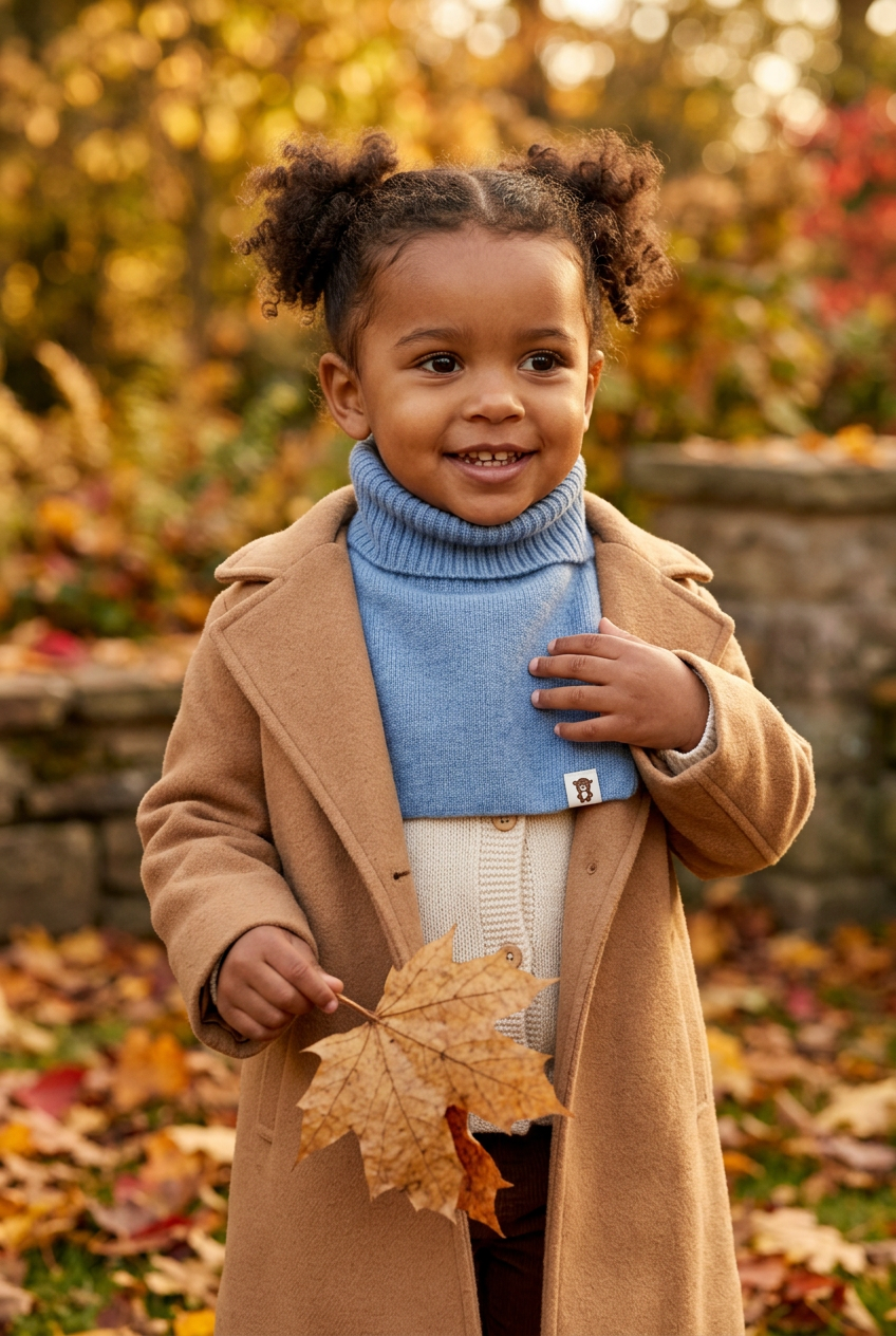 Baby nekwarmer van merinowol & kasjmier | Knitas biologisch katoen hypoallergeen gevoelige huid eczeem baby kasjmier Knitas merinowol nekwarmer winter accessoire