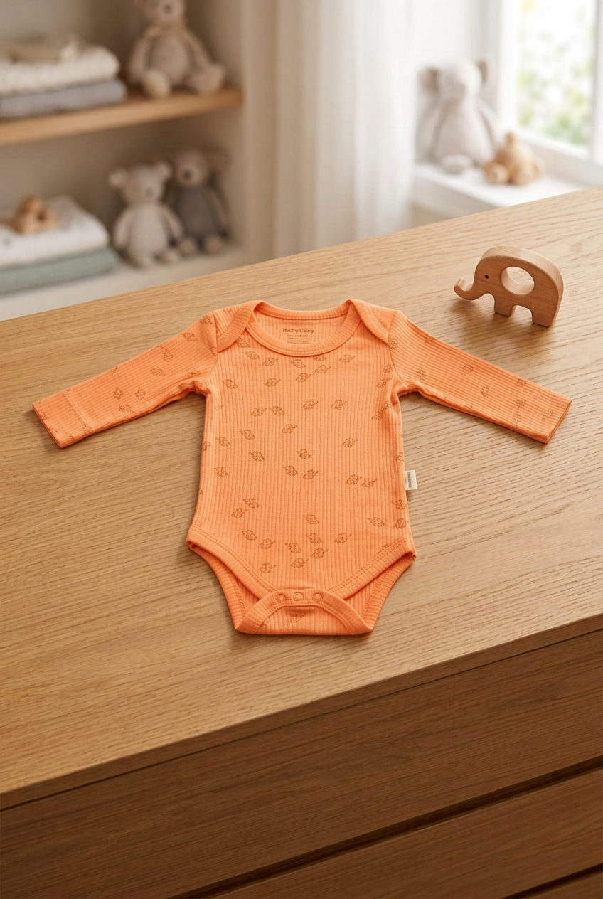 Romper lange mouw – Modal & biologisch katoen biologisch katoen hypoallergeen gevoelige huid eczeem baby lange mouw modal romper