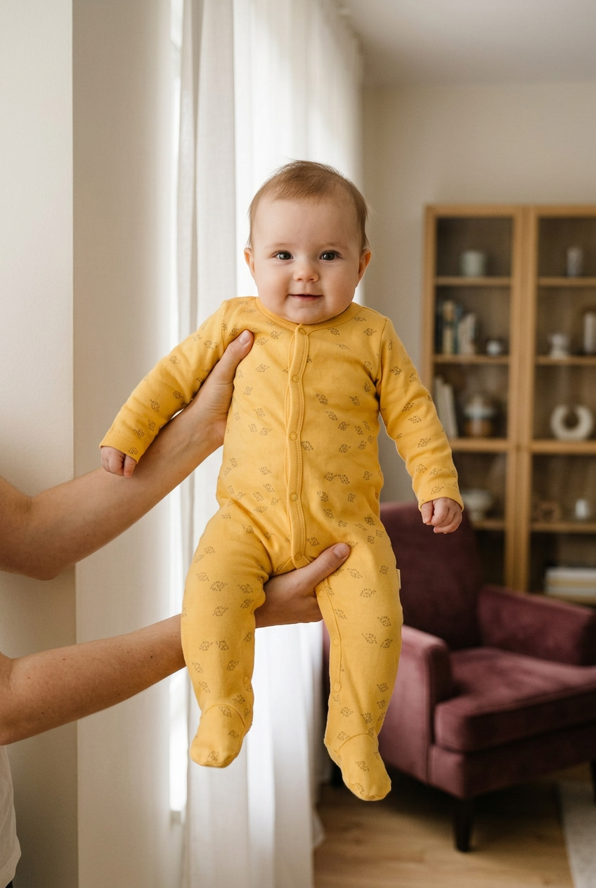Boxpakje met Voetjes – Modal & Biologisch Katoen biologisch katoen hypoallergeen gevoelige huid eczeem baby biologisch katoen boxpakje met voetjes modal modal & biologisch katoen unisex babykleding