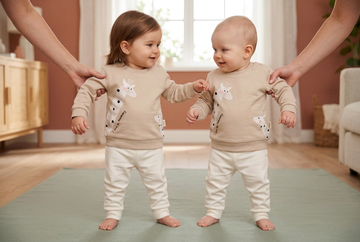 Biologisch Katoenen Baby Set 2-Delig – Interlock, Zacht & Duurzaam biologisch katoen hypoallergeen gevoelige huid eczeem baby 2-delige set ademend baby babyset biologisch katoen dagelijks gebruik duurzame babykleding eczeem vriendelijk gevoelige huid hypoallergeen interlock interlock weving kraamcadeau mousseline natuurlijke stretch rode pukkeluitslag tijdloos unisex
