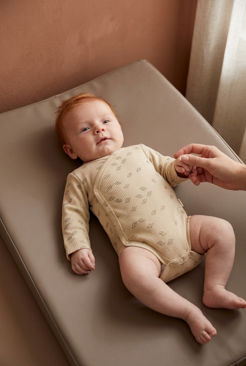 Kimono Romper Lange Mouw – 100% Biologisch Katoen biologisch katoen hypoallergeen gevoelige huid eczeem baby biologisch katoen kimono romper unisex babykleding