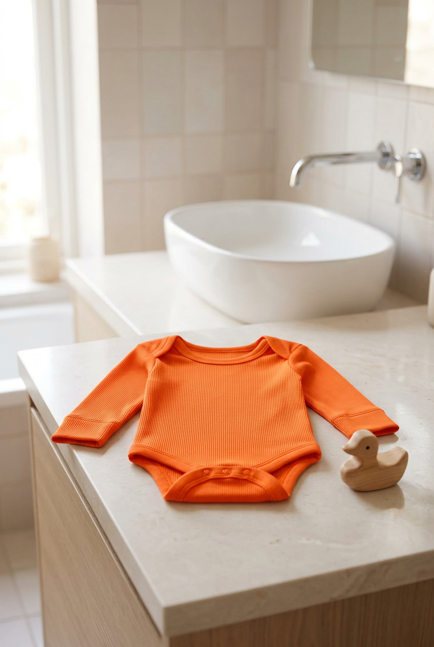 Romper lange mouw – Zacht Biologisch Katoen Baby biologisch katoen hypoallergeen gevoelige huid eczeem baby baby basics biologisch katoen lange mouw unisex