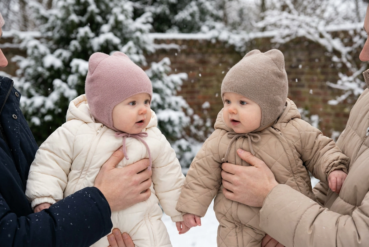 Baby mutsje met oortjes van merinowol & kasjmier | Knitas biologisch katoen hypoallergeen gevoelige huid eczeem baby baby mutsje kasjmier Knitas merinowol oortjes